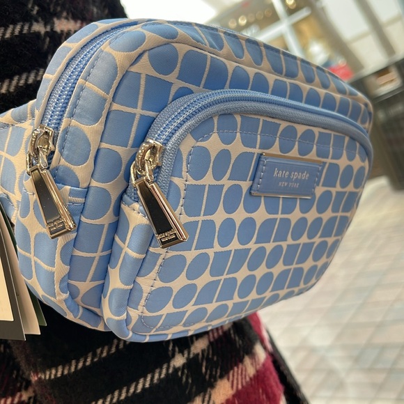 Kate Spade Noel Jacquard Belt Bag
Astral Blue 
NWT - Picture 2 of 16